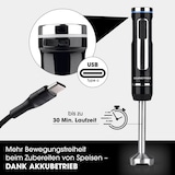 thumbnail of GOURMETmaxx Akku-Stabmixer - XL-Zubehör-Set - kabellos mixen, pürieren, schlagen