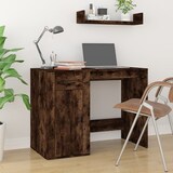 thumbnail of Bureau avec armoire chêne fumé bois d'ingénierie Modèle Atlas Office Pro Select