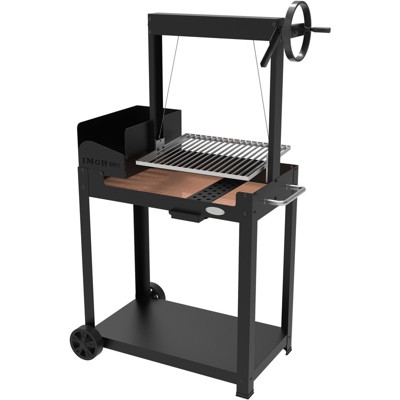 IMOR® Barbacoa con Brasero para Carbón y Leña Modelo ARGENGRILL