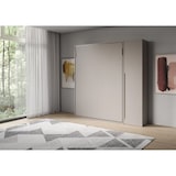 thumbnail of Cama de casal dobrável vertical Versia 160 com guarda-roupa direito de 1 porta Argilla