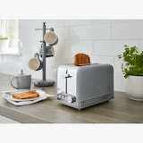 thumbnail of SWAN ST19010GRNEU Retro Tostadora Pan Ranura Ancha 2 Rebanadas, Regulador Nivel de Tostado, Descongelación, Gris, 800W