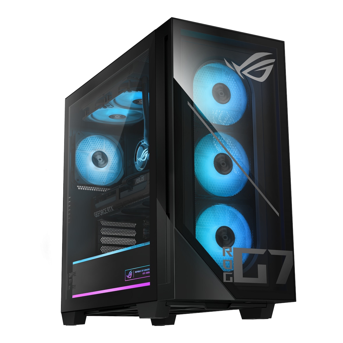 ASUS ROG GM700 GM700TZ-R9800X064W PC Ryzen 7 9800X3D 64GB RAM 1TB SSD RTX 5070 PRIME