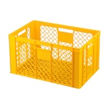 thumbnail of 4 Stück Bäckerkisten 600 x 400 x 320 mm + 1 Transportroller in Gelb