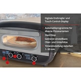 thumbnail of Unold 68806 Pizzaofen Alfredo, Elektrisch, 450 °C, inkl. Zubehör, energiesparend, 2 min Backzeit, Automatikprogramme, Profi Pizza, 1.700 Watt