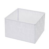 thumbnail of Décoshop26 - Panier de stockage panier décoration rangement accessoires salle de bain maquillage 12x19x19cm blanc 04_0003766