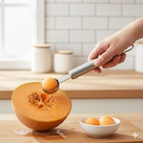 thumbnail of Cuillère à melon en acier inoxydable 170 mm - Equipementpro