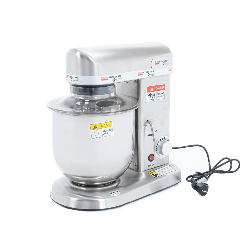 Planetaria Mixer Professionale versione acciaio 7 lt