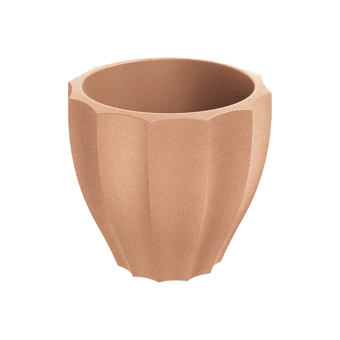 Prosperplast - Blumentopf aus Rotationsgeformtes Polyethylen 11L Ø40x36cm in farbe Terrakotta - Rona Round ETHICK