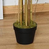 thumbnail of Bambú Artificial con Maceta Planta de Hojas Realistas Decorativa Ø18x150cm Verde