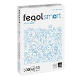 thumbnail of Caixa 5 Resmas Papel Fotocópia A4 Fegol Smart Branco