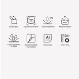 thumbnail of Pacote 2 unidades - Espreguiçadeira de jardim antracite com almofada grossa