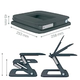 thumbnail of LEITZ Ergo Supporto per Laptop Multi-Angolo Regolabile con 63% di Plastica Riciclata, per Laptop da 13" a 15", Grigio Scuro, 64240089