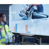 thumbnail of ONKRON TV Ständer mit Motor, TV Standfuss, TV Wagen, 50-100 Zoll, bis 120 kg, VESA 200х200-1000х600 mm, Schwarz