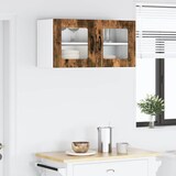 thumbnail of vidaXL Küchenwandschrank mit Regal Geräucherte Eiche 80 x 31 x 40 cm