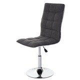 thumbnail of 6er-Set Esszimmerstuhl HWC-C41, Stuhl Küchenstuhl, höhenverstellbar drehbar, Stoff/Textil FSC® ~ grau