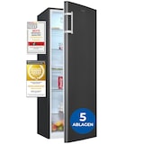 thumbnail of Exquisit Vollraumkühlschrank KS5320-V-H-040E inoxlook-az | 242 l Nutzinhalt | Inoxlook-az