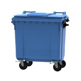 thumbnail of V-part Container 770 ltr vlak deksel - blauw