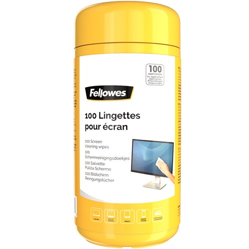 Fellowes9970311 Fellowes Bildschirm-Reinigungstücher, 100er Spenderdose