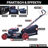 thumbnail of Rasenmäher Benzin mit Antrieb BR532 – 7,0PS (5,1kW), 53cm Schnittbreite, Mulchen, Schnitthöhenverstellung, Easy Clean Anschluss, 60L Korb