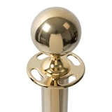 thumbnail of Securit® Classic Afzetpaal Voetstuk - Goud - Ronde kop - 90cm (Basis RS-CL-GO-A2 niet inbegrepen)