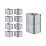 thumbnail of PROREGAL 10x Eurobox NextGen Grip | HxBxT 32x30x40cm | 30 Liter | Griffe geschlossen | Glatter Boden | Eurobehälter