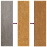 thumbnail of vidaXL Poort met bladontwerp 105x205 cm weervast staal