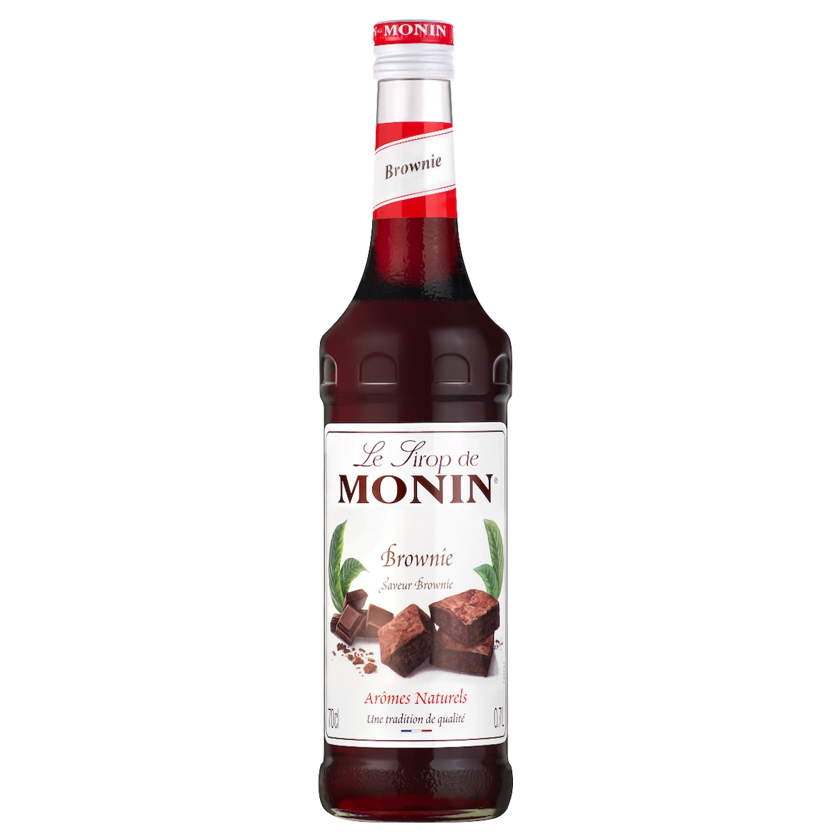 MONIN - Sirop Saveur Brownie 70 cl pour boissons chaudes , cocktails ou dessert drinks