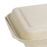 thumbnail of APS Schachteln mit 2 Fächern und kompostierbarem Scharnierdeckel aus Bagasse 253mm x 200 Bagasse 165x253xmm