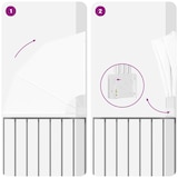 thumbnail of vidaXL Balkon Privacy Scherm Wit 115 x 115 cm Stof
