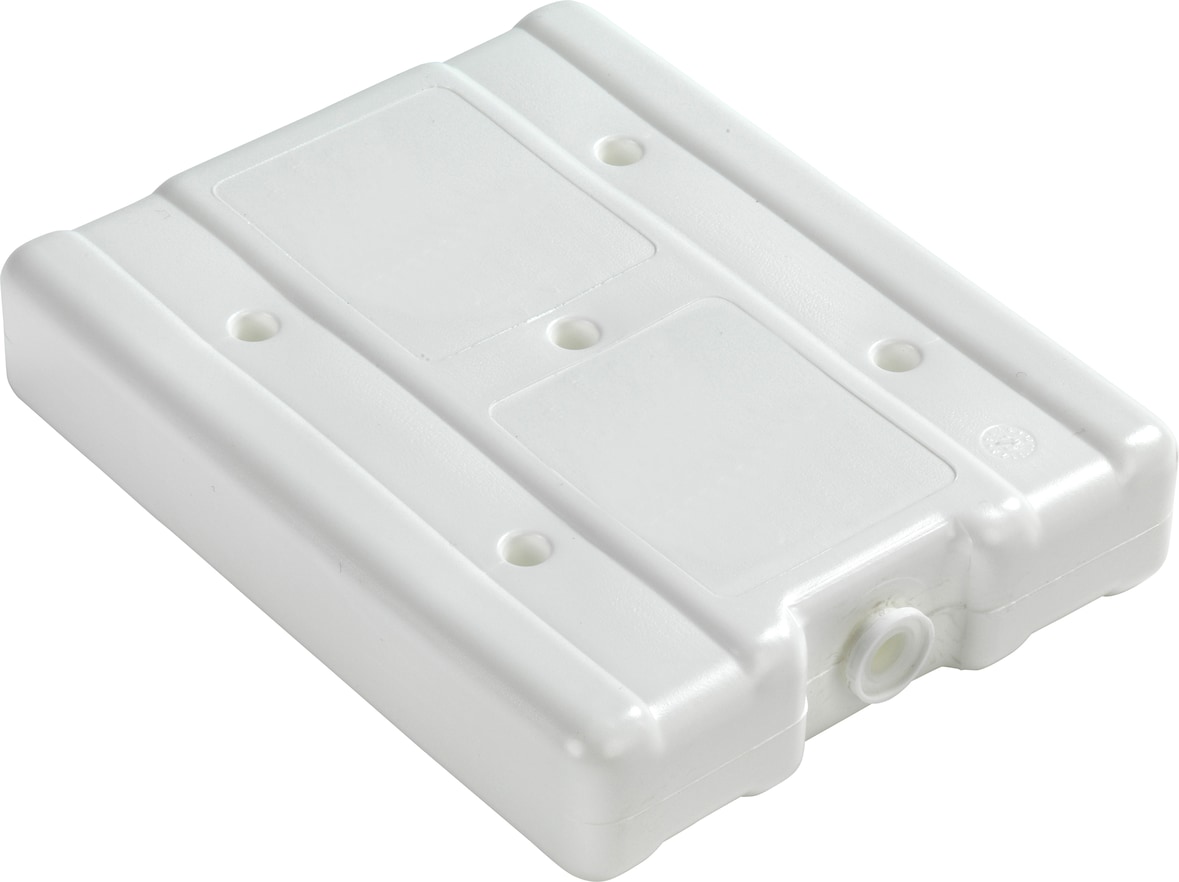 Gel Pack Rigide Réfrigérant blanc - Diffuseur de froid - 720g - 180 x 143 x 36 mm  - T°C rendue 0°C - Transport de produits frais - lot de 12 unités