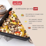 thumbnail of Plat à four XXL rectangle 40 x 29 cm en acier émaillé Zenker Spécial Cooking