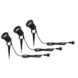 thumbnail of Paulmann Projecteur de jardin LED  IP65 rond 92mm 3000K 3x3,5W 3x230lm 230V  Noir Aluminium 98897