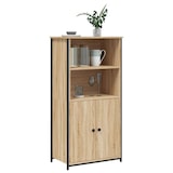 thumbnail of vidaXL Highboard Sonoma-Eiche 62x36x121,5 cm Holzwerkstoff
