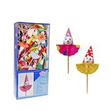 thumbnail of DECOR SERVICE Deko-Picker "Clown", 8.5cm, 100 Stk.