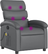 thumbnail of vidaXL Massagesessel Relaxsessel Grau Kunstleder