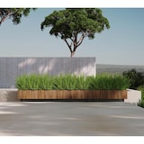 thumbnail of Herstera Garden XIC M - Metalen Plantenbak 100x40x25 cm  - Hout