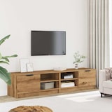 thumbnail of vidaXL TV-Schränke 2 Stk. Artisan-Eiche 80x35x36,5cm Holzwerkstoff