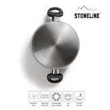 thumbnail of STONELINE® Kochtopf 16 cm, mit Glasdeckel, antihaftbeschichtete Topf, Induktion und backofengeeignet