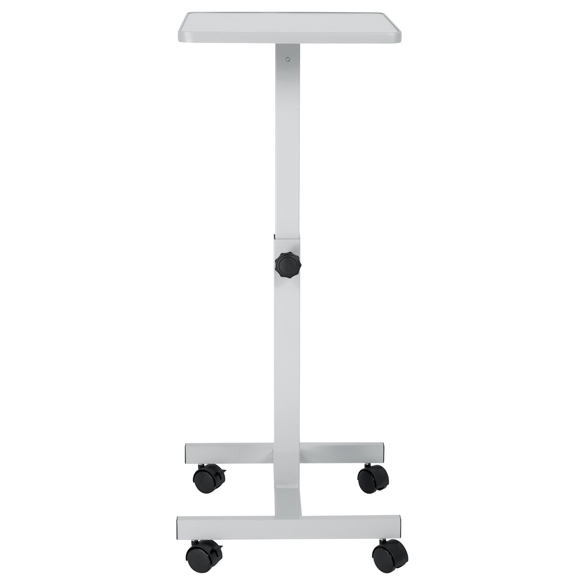 Magnetoplan Projektionswagen Uno - 4 Lenkrollen - stufenlos höhenverstellbar 62 bis 100cm - Geräteplatte 39x37,5cm