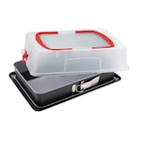 thumbnail of Dr Oetker rechteck Springform mit Haube eckiges Kuchenblech 38x25cm