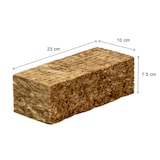 thumbnail of 20 Steckmasse Ziegel 23x10x7,5cm kompostierbar biologisch abbaubar Nass Trocken Steckschwamm Steckblock Steckziegel Floristikbedarf Frischblumen