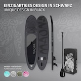 thumbnail of ECD Germany Aufblasbares SUP Board Maona 308 × 78 × 10 cm Schwarz – Komplettset mit Pumpe, Tragetasche & Zubehör, PVC Board bis 120 kg, Surfboard für