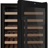 thumbnail of Les Petits Champs Wijnkoelkast voor 48 Flessen CAVCB48 Black Edition, 128L, 6 Houten Planken, Thermodynamische Koeling, LED, Anti-UV