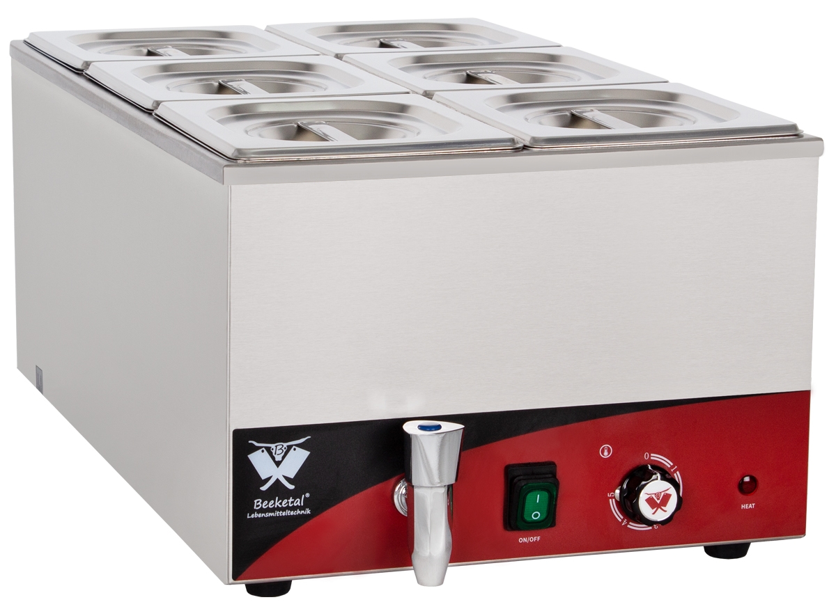Beeketal Speisenwärmer Wasserbad Bain Marie BBM-6