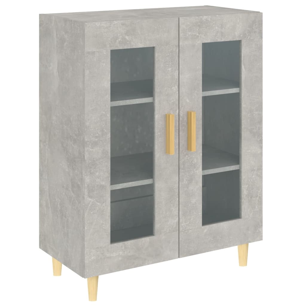 vidaXL Sideboard Betongrau 69,5x34x90 cm Holzwerkstoff