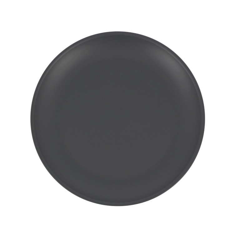 MONOUSO - Wiederverwendbare Plastikteller PP-MF Anthrazit Ø23,5cm (60 Stück)