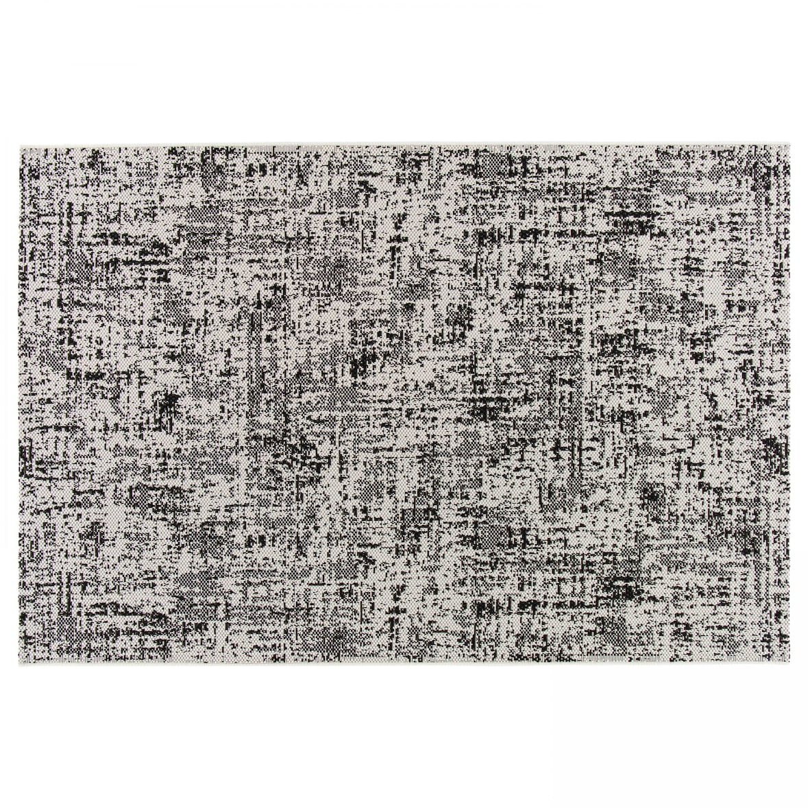 Tappeto per esterni in polipropilene 160 x 230 cm bianco
