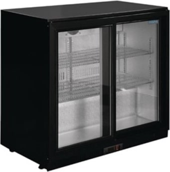 Polar Serie G Barkühlschrank mit 2 Schiebetüren 208L