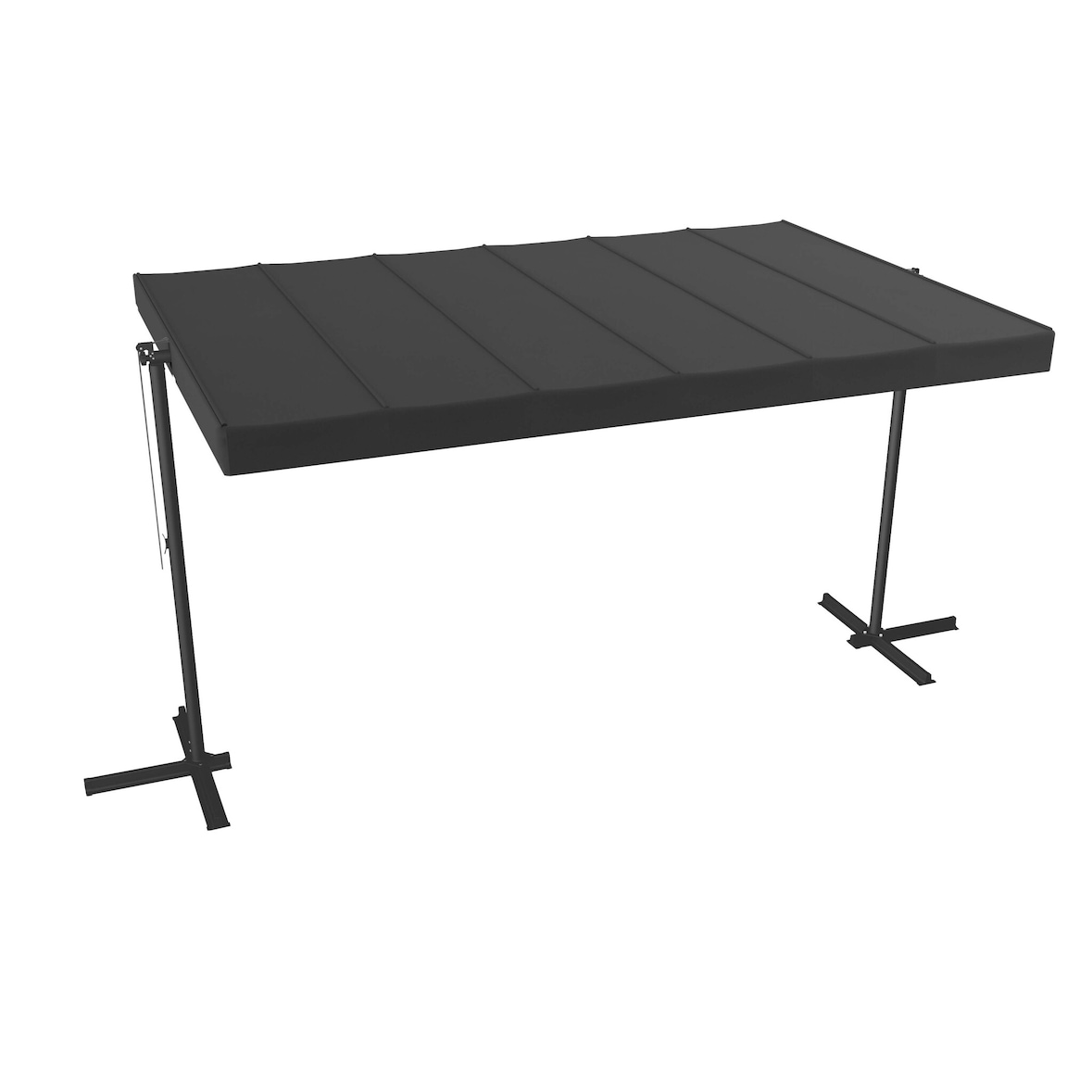 Markise freistehend 375x250cm anthrazit 303370112-HE