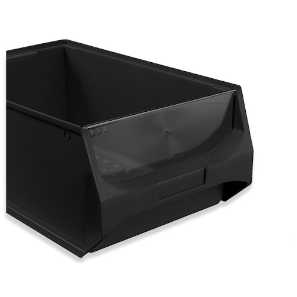 PROREGAL Leitfähige Frontblende für leitfähige Sichtlagerbox 5.0 & 5.1 | HxBxT 0,3x29,3x9,7cm (4 Stück)